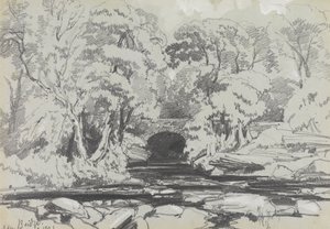 Calder Bridge av Edward Lear